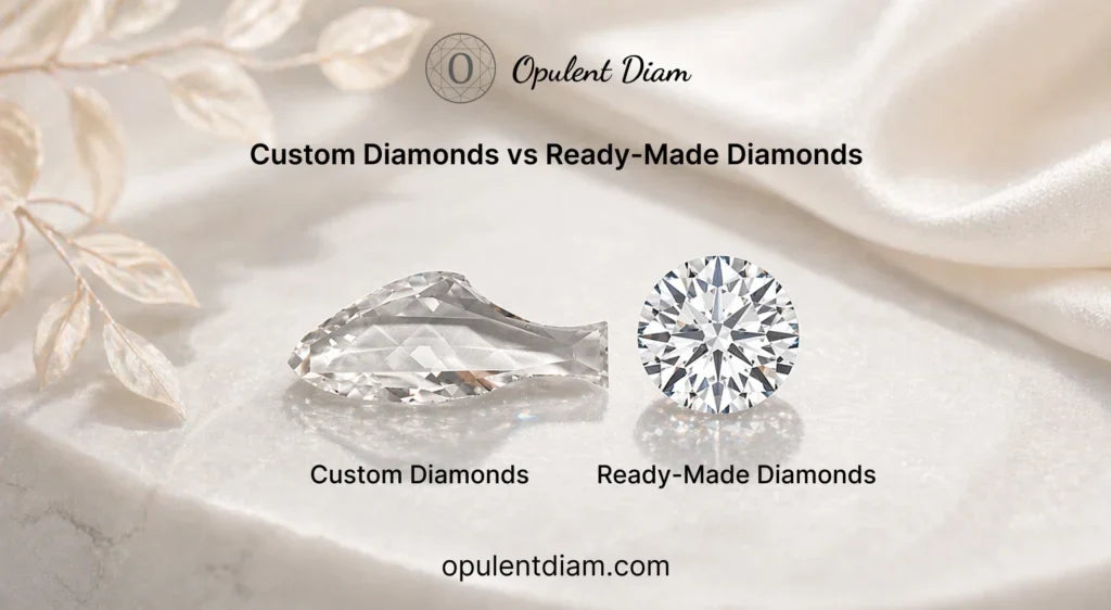 Custom Diamonds vs Ready-Made Diamonds: What Is the Difference?