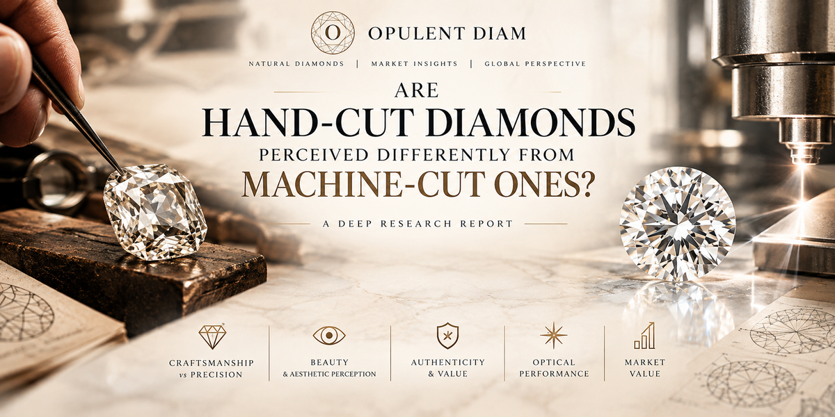 Hand Cut vs Machine Cut Diamonds: Perception and Reality