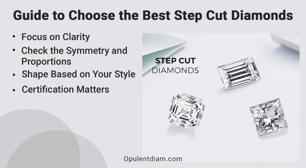 The Complete Guide to Choosing the Best Step Cut Diamonds