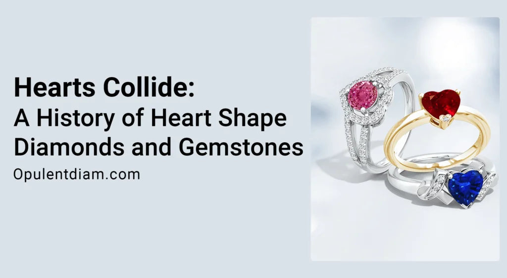 Hearts Collide: A Fascinating History of Heart-Shaped Diamonds and Gemstones