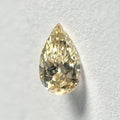 Pear Shape Light Brown Color Old Mine Cut Natural Diamond