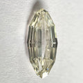Moval Shape Step Cut Brown Color Natural Diamond
