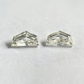 0.64ct Cadillac Cut Matching Pair G Color VVS Natural Diamonds