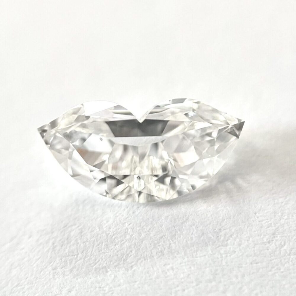 Antique Lips Shape F Color Natural Diamond