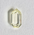 Bullet Shape Fancy Yellow Portrait Step Cut Natural Diamond
