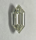 Elongated Hexagon Step Cut Natural Diamond