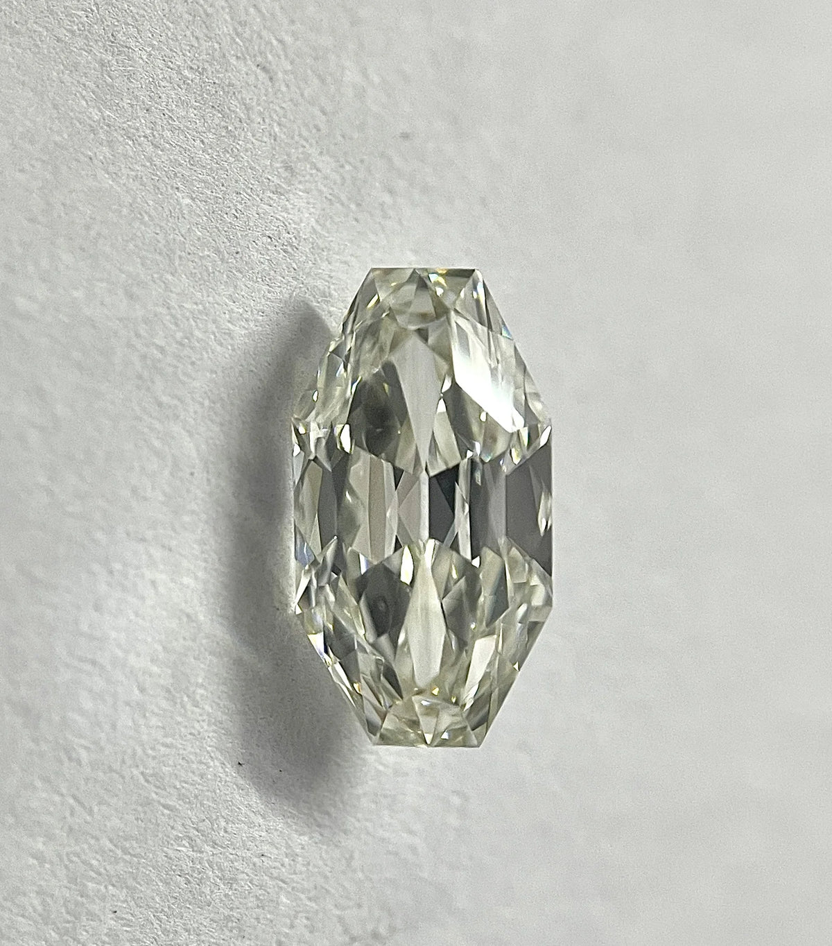 Octagon Old Mine Cut Elongated Natural Diamond
