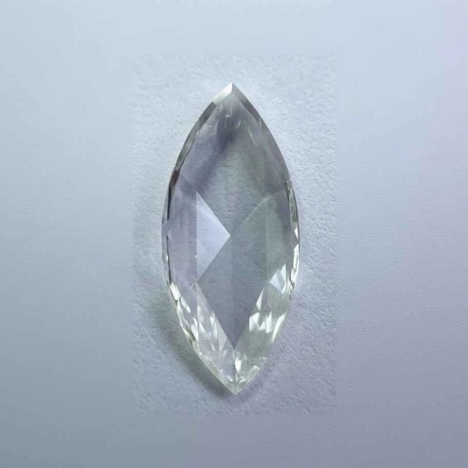 0.73 Carat Marquise Rose Cut Natural Diamond, G Color VVS1