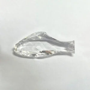 Fish shape D Color Rose Cut Natural Diamond