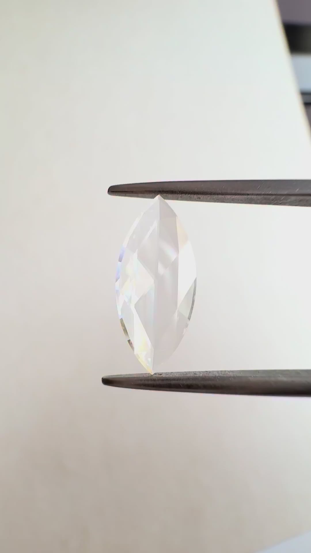 0.73 Carat Marquise Rose Cut Natural Diamond, G Color VVS1