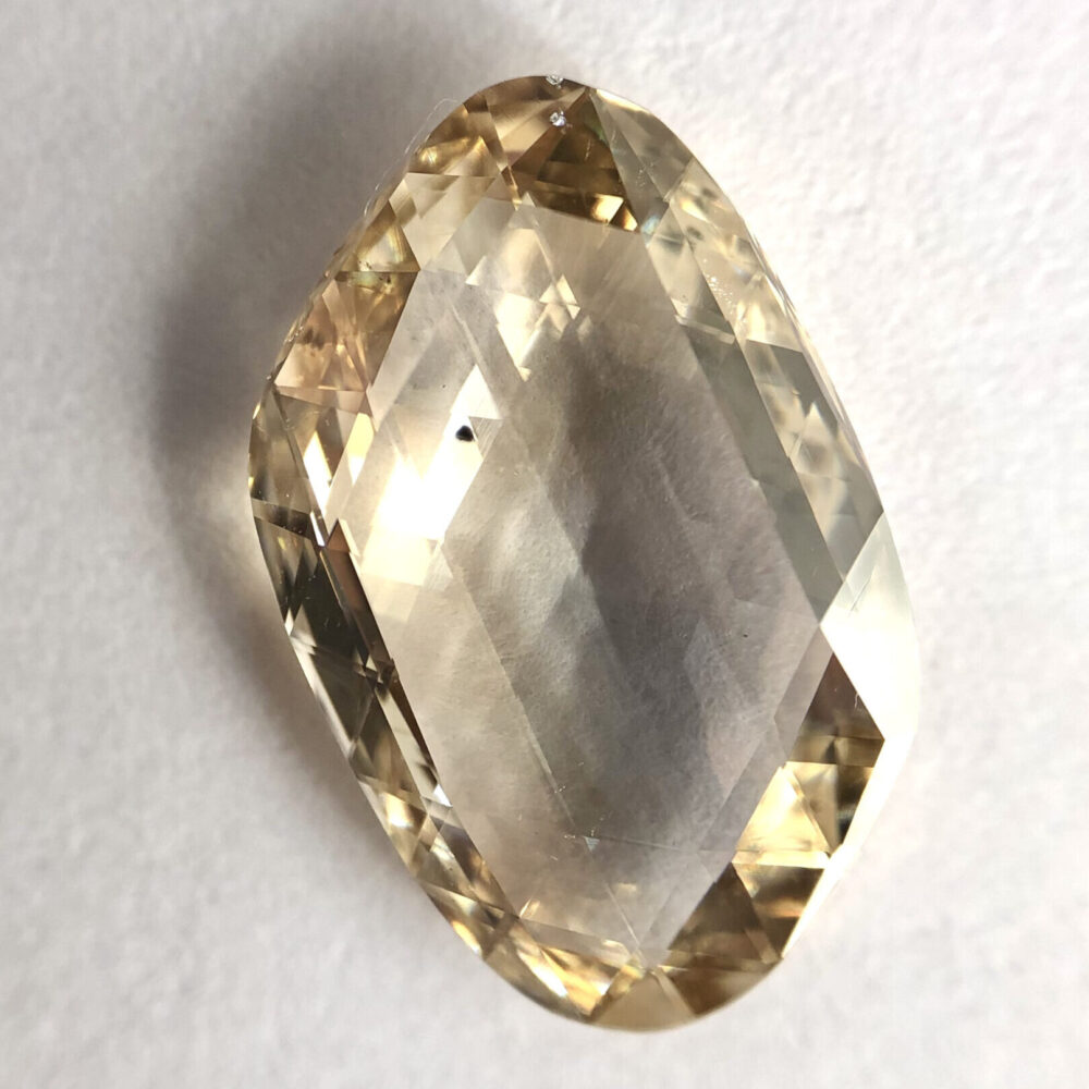 Sphade cut Golden Brown color diamond