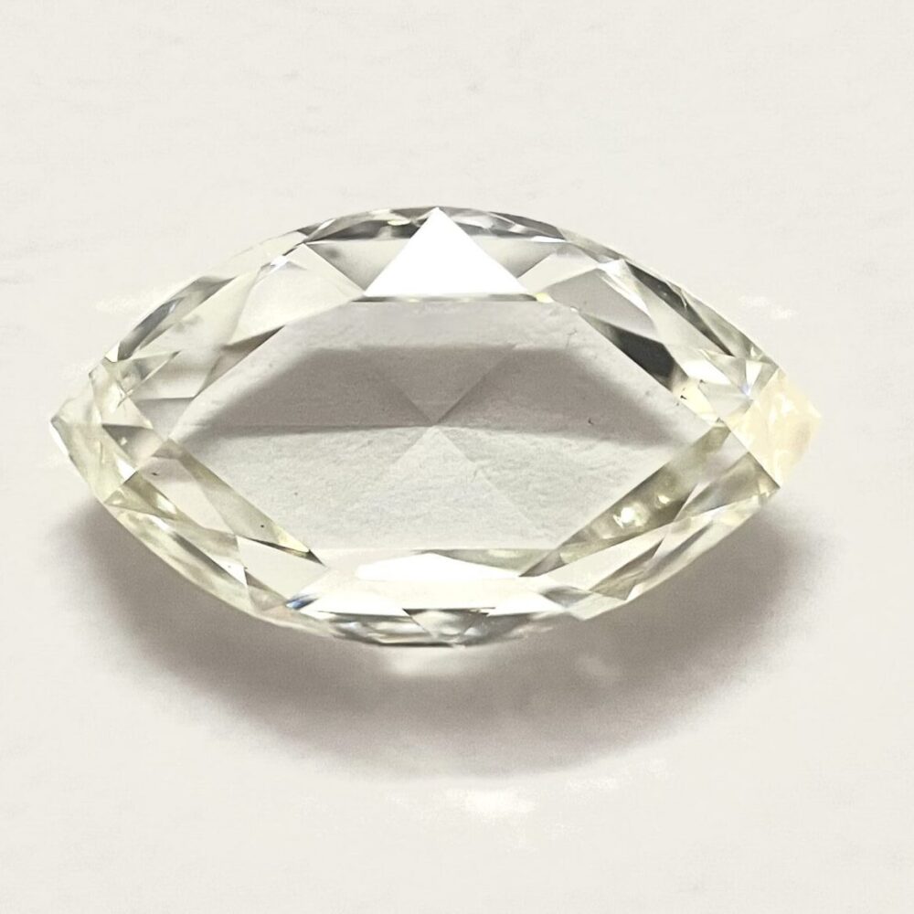 Marquise shape K color Rose cut diamond