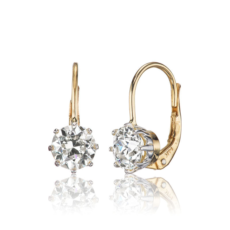 Old Cut Diamond Earrings