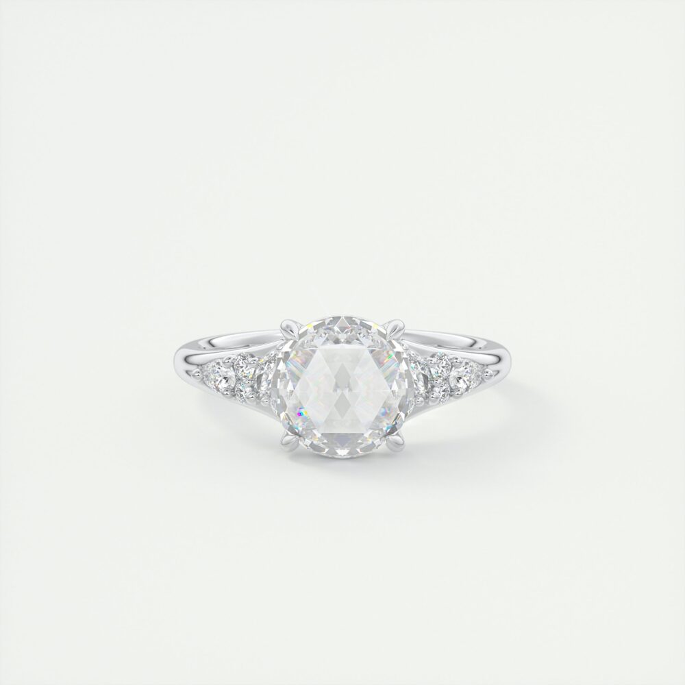 Serenity Rose Cut Diamond Ring