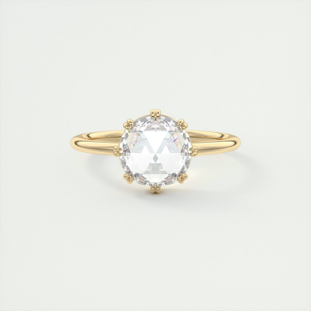 Serenity Rose Cut Diamond Ring