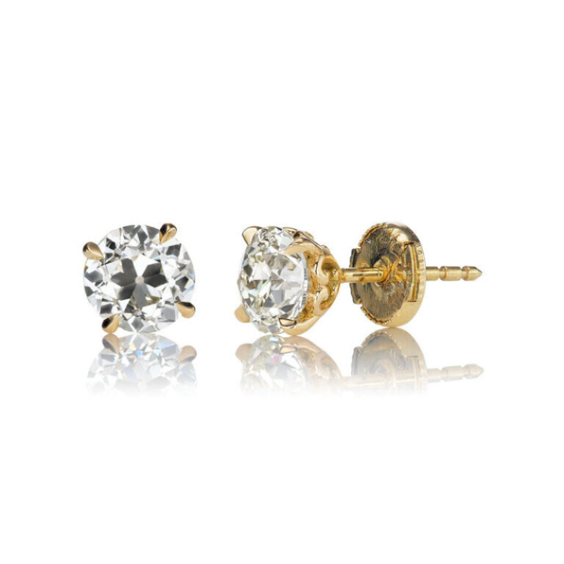 Old Cut Diamond Earrings