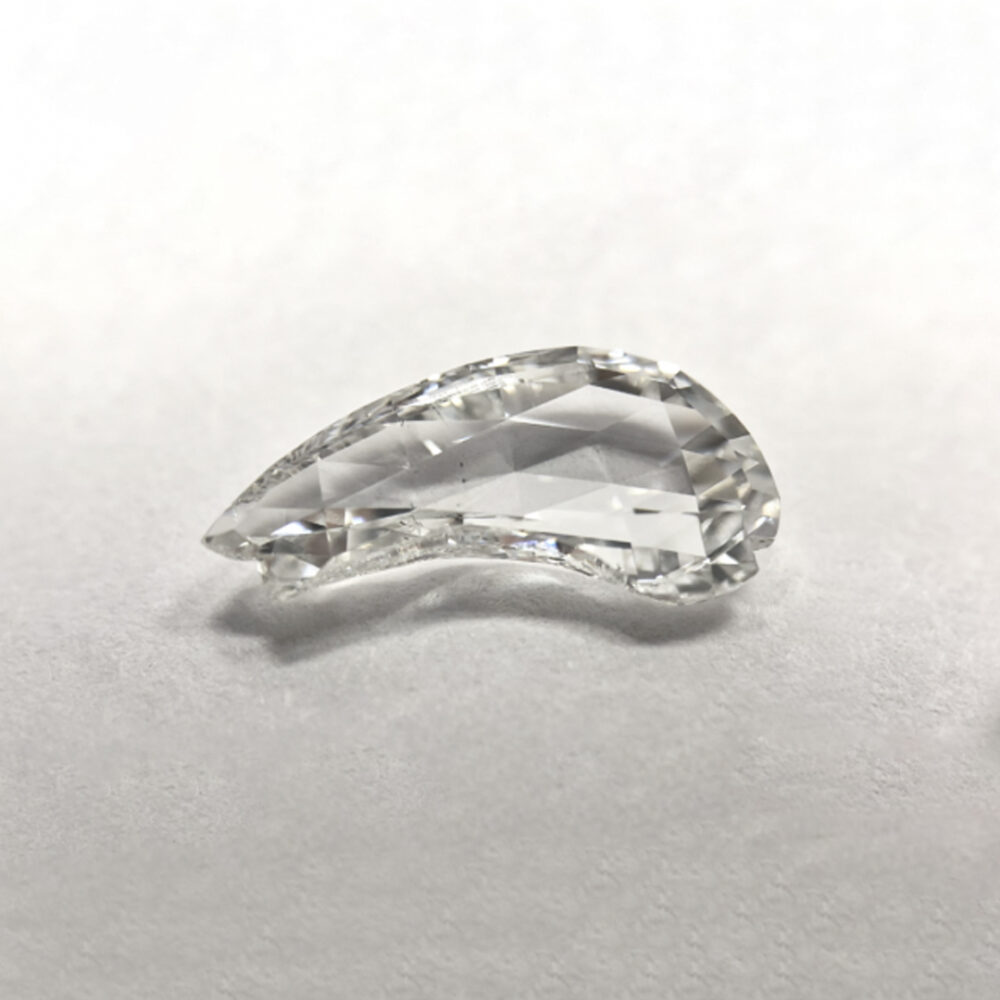 Fish Shape G Color Rose Cut Diamond