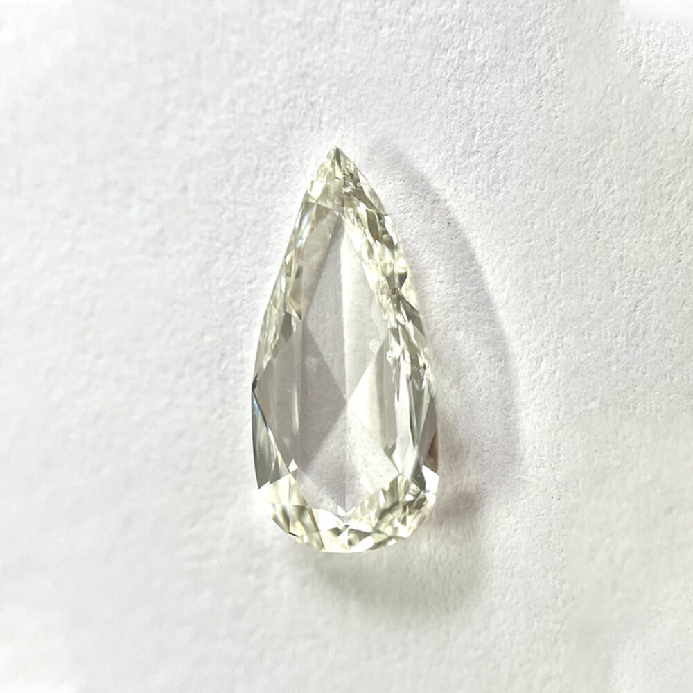 Pear Shape I Color  Rose Cut Natural Diamond