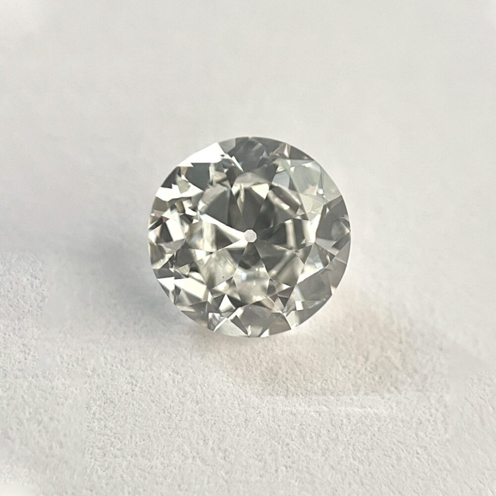 F color old European cut  diamond