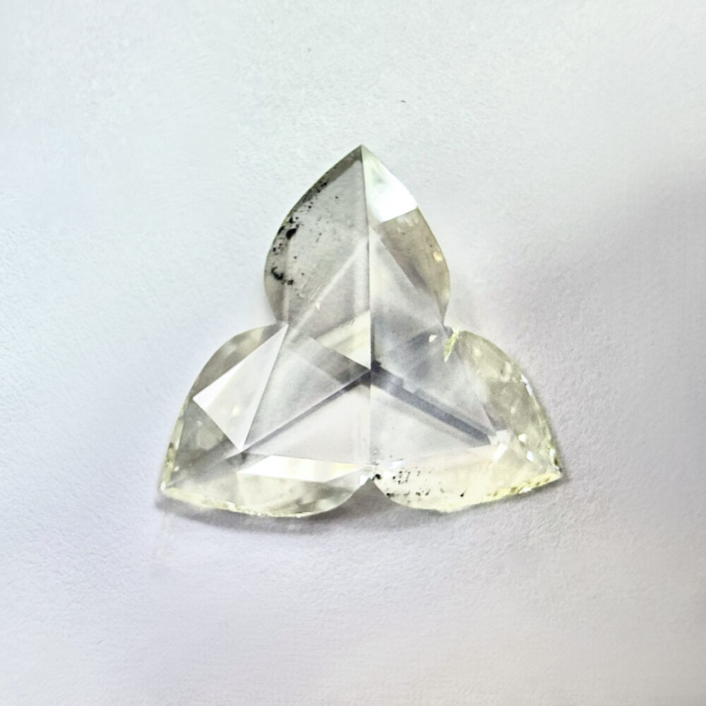 Flower shape L color Rose cut diamond