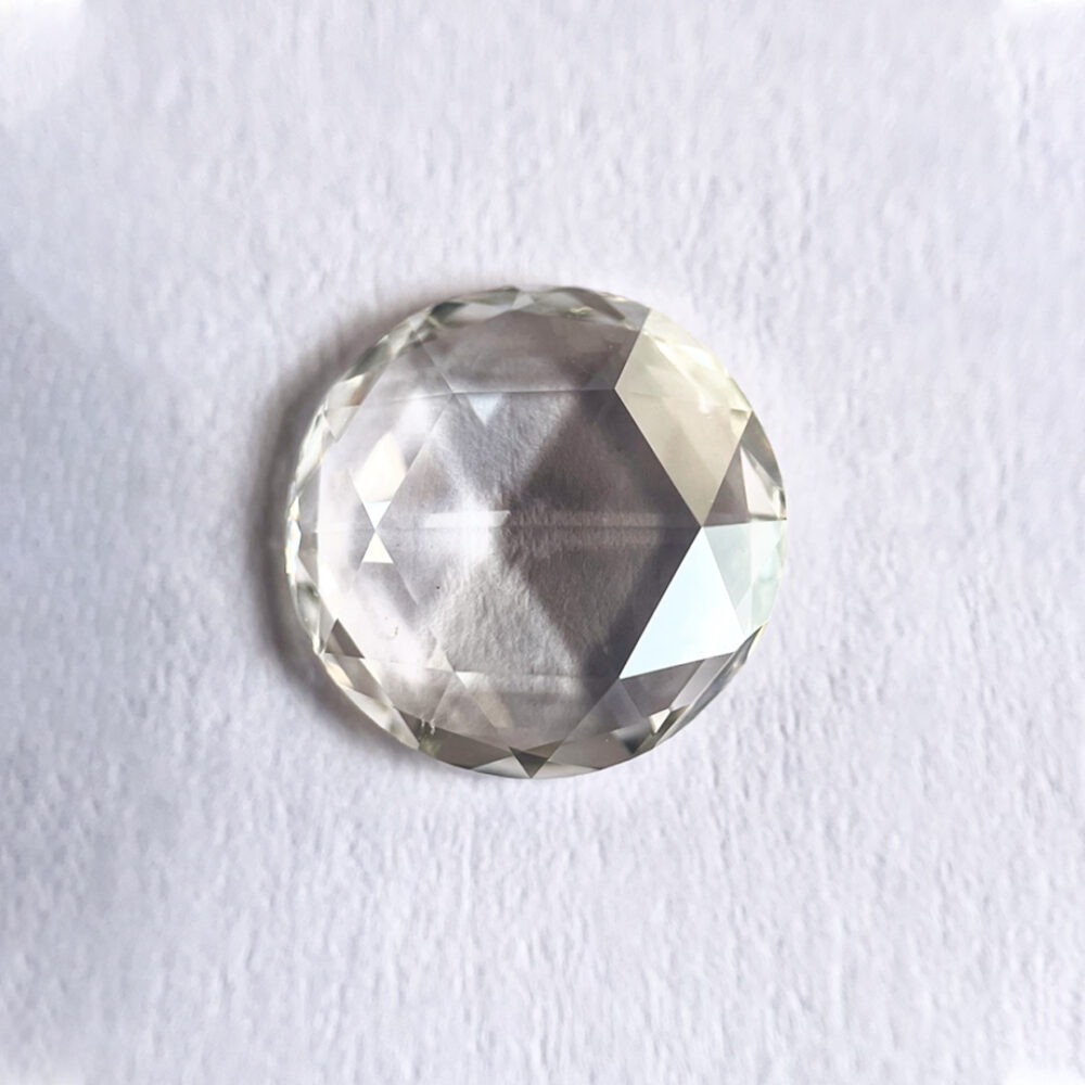 Round shape H color rose cut Diamond