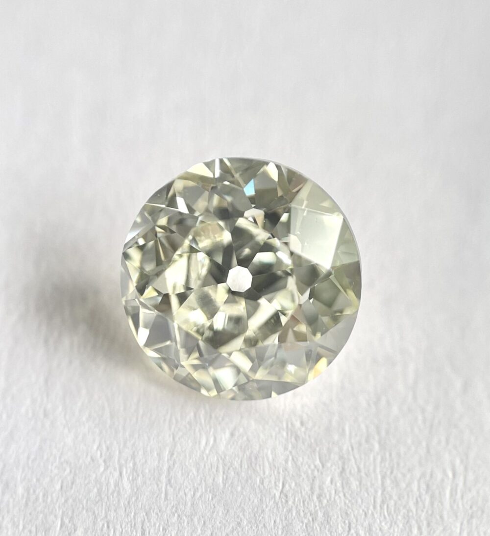 K color old European cut  diamond