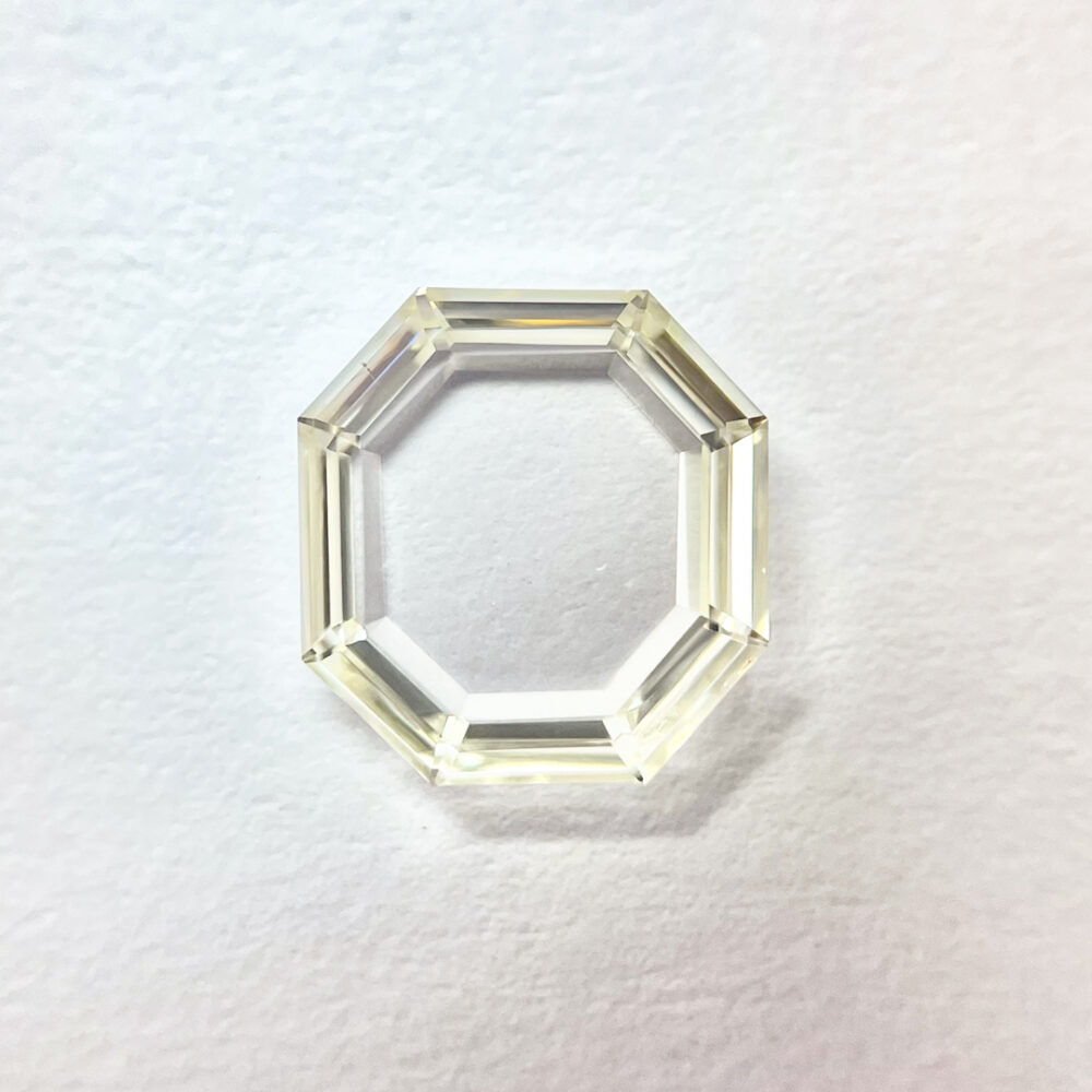 Octagon Shape J Color Portrait Step Cut Diamond