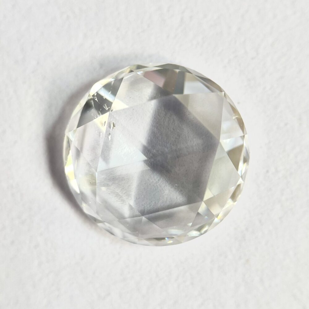 Round shape F color rose cut Diamond