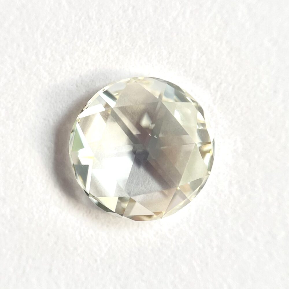 Round shape J color rose cut Diamond