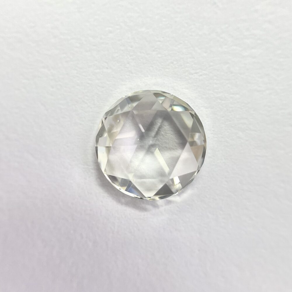 Round shape J color rose cut Diamond