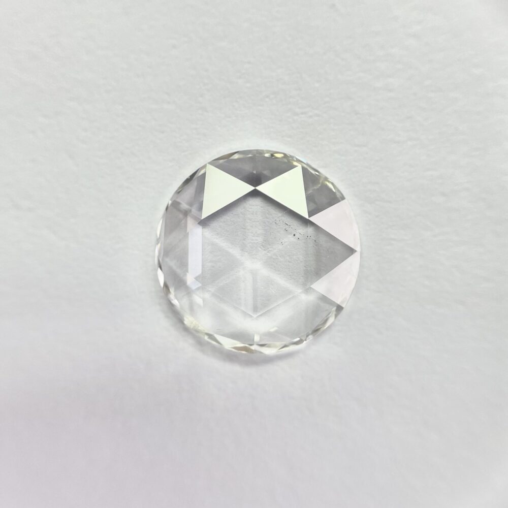 Round shape H color rose cut Diamond