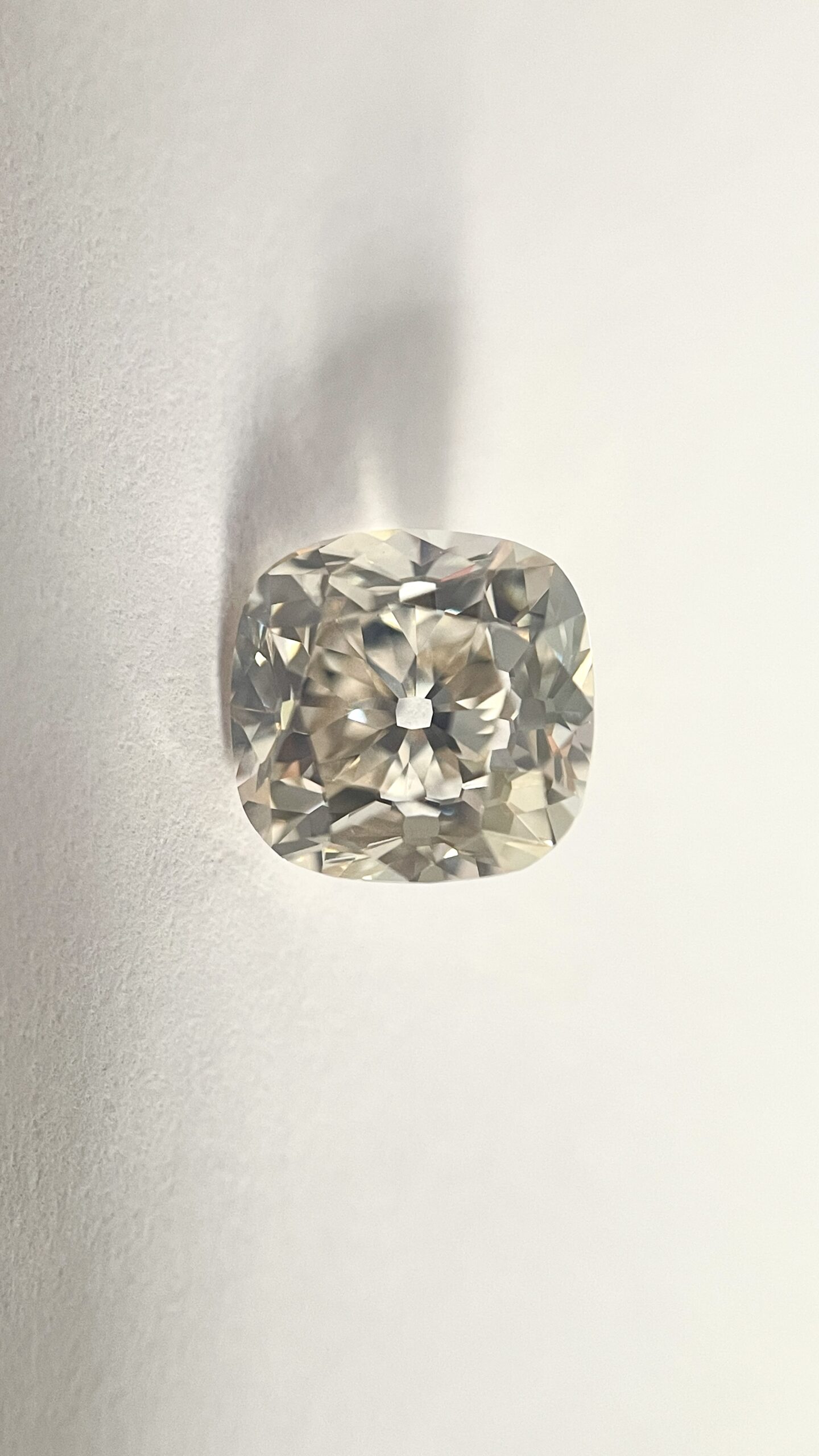 Cushion Shape LB Color Old Mine Cut Diamond