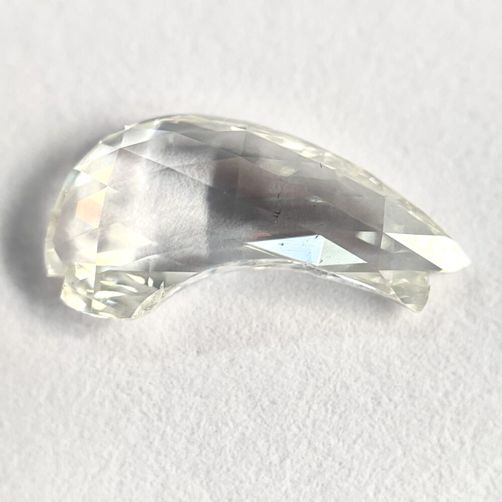 Fish Shape G Color Rose Cut Diamond
