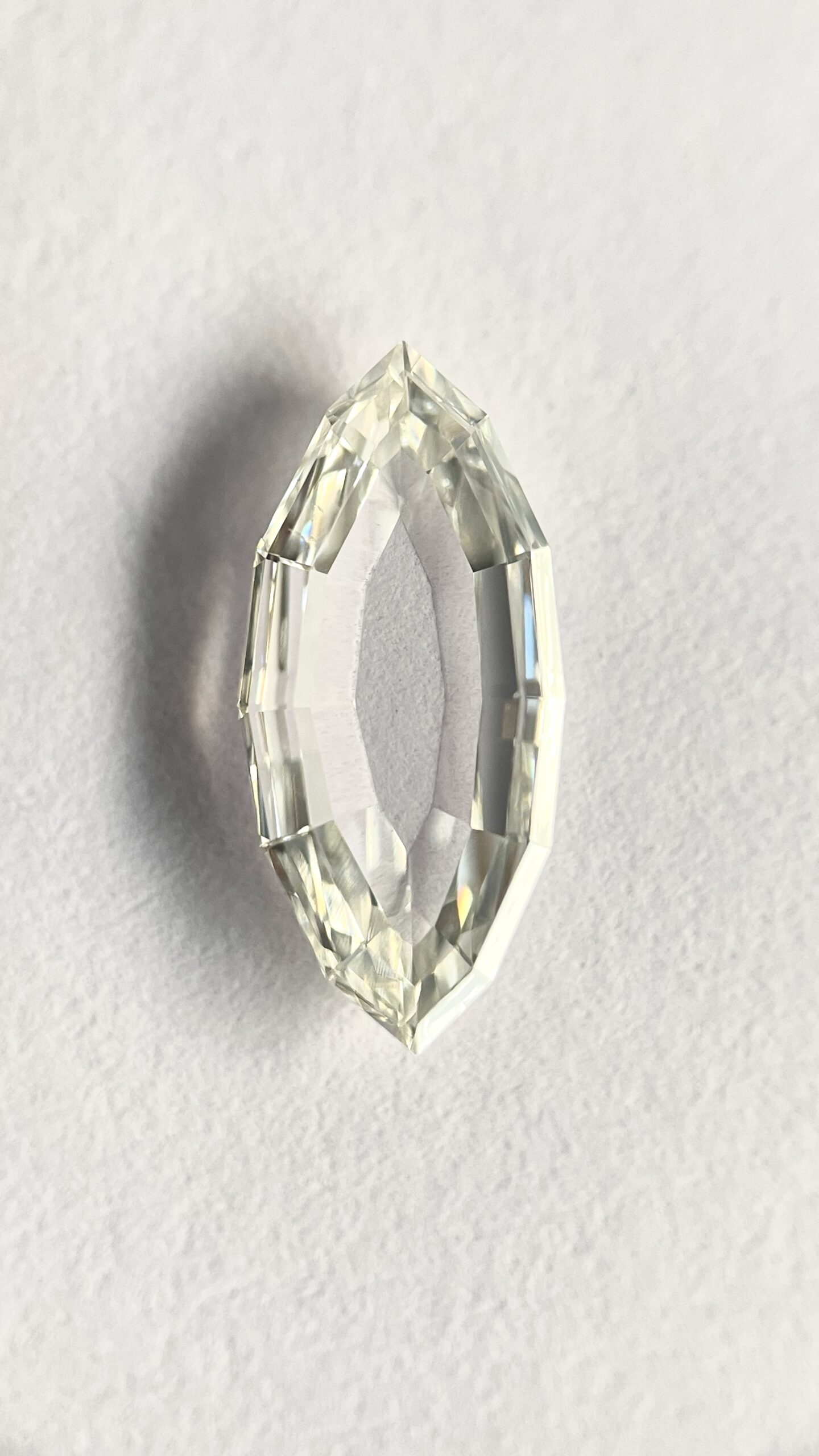 Marquise Shape H Color Step Cut Portrait Diamond