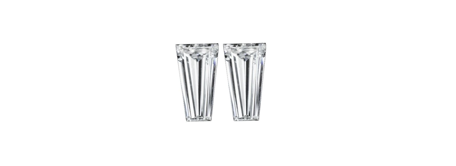 Tapered Baguette Matching Pair Diamonds