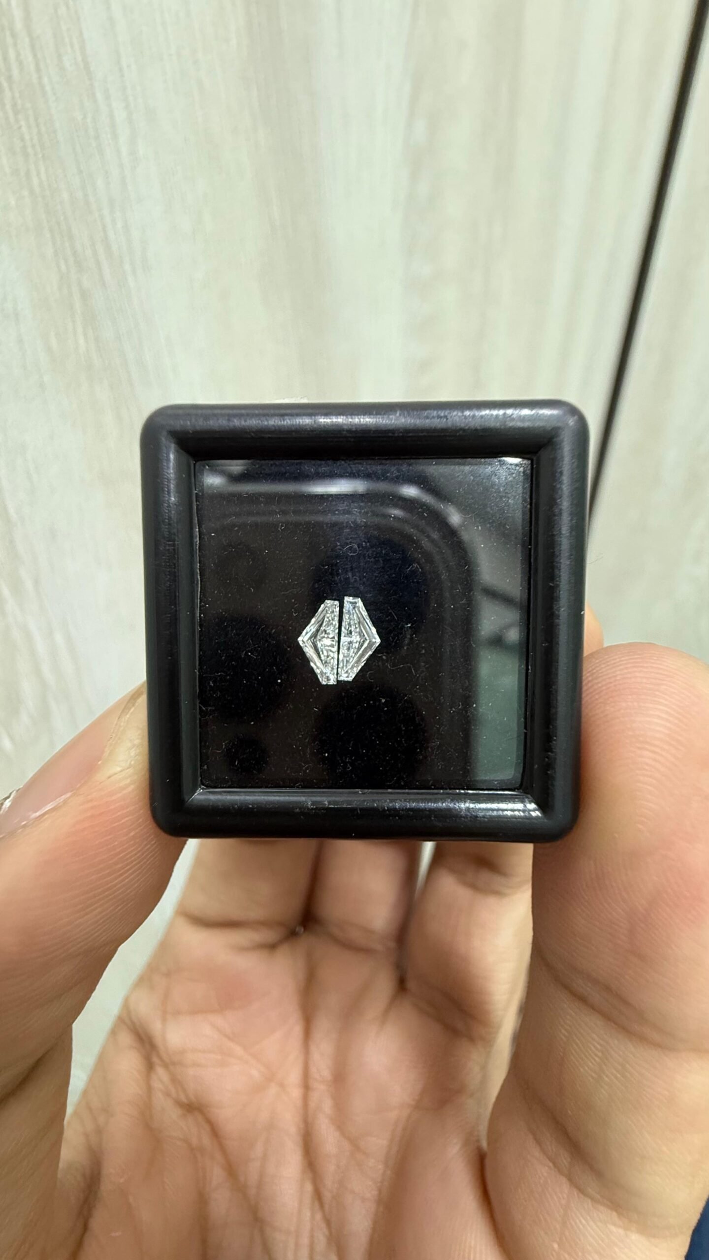 Epaulette Shape G Color Step Cut Diamond