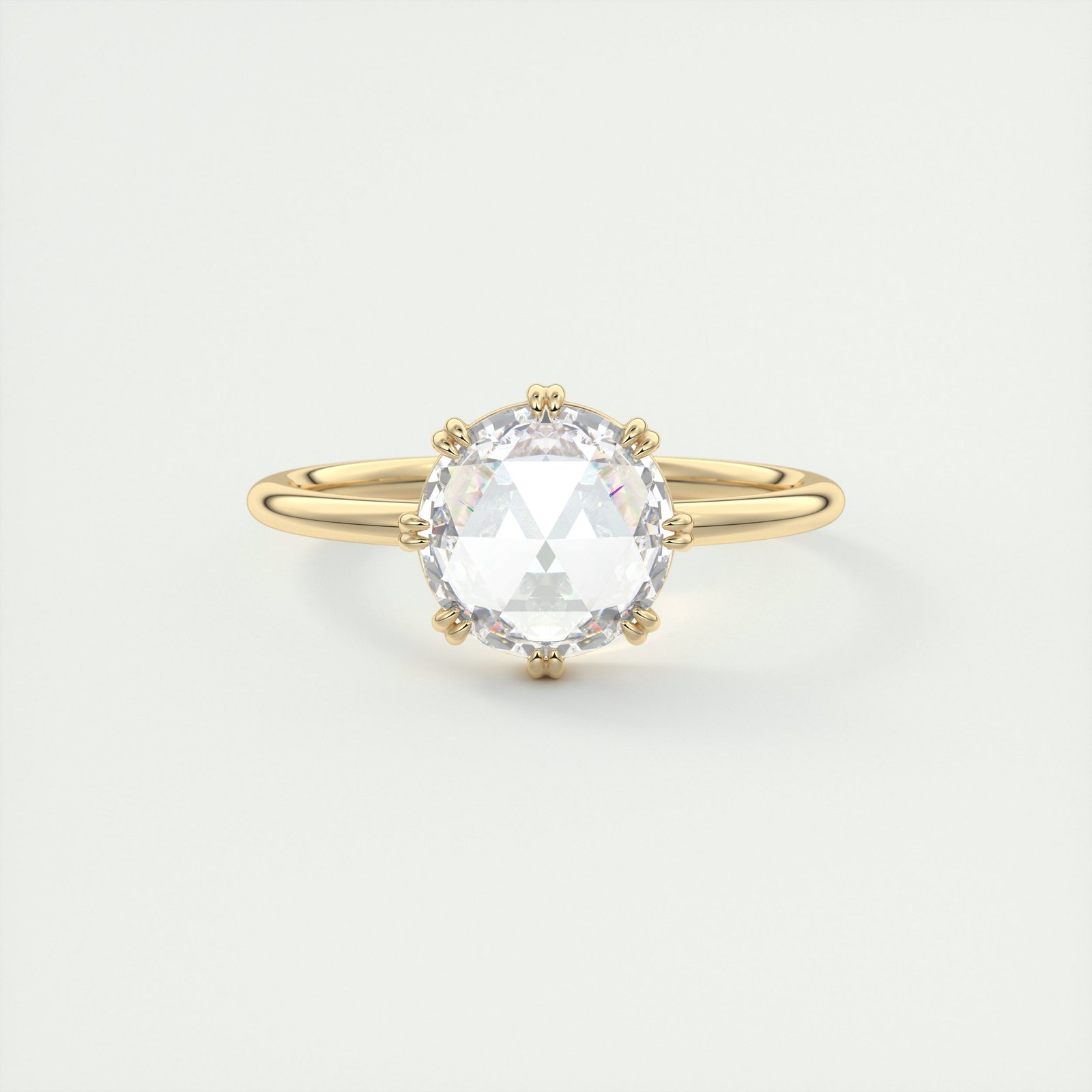 Serenity Rose Cut Diamond Ring